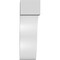 Ekena Millwork 3-in. W x 6-in. D x 10-in. H Del Monte Architectural Grade PVC Knee Brace BRCP03X06X10DEL - alternate 3